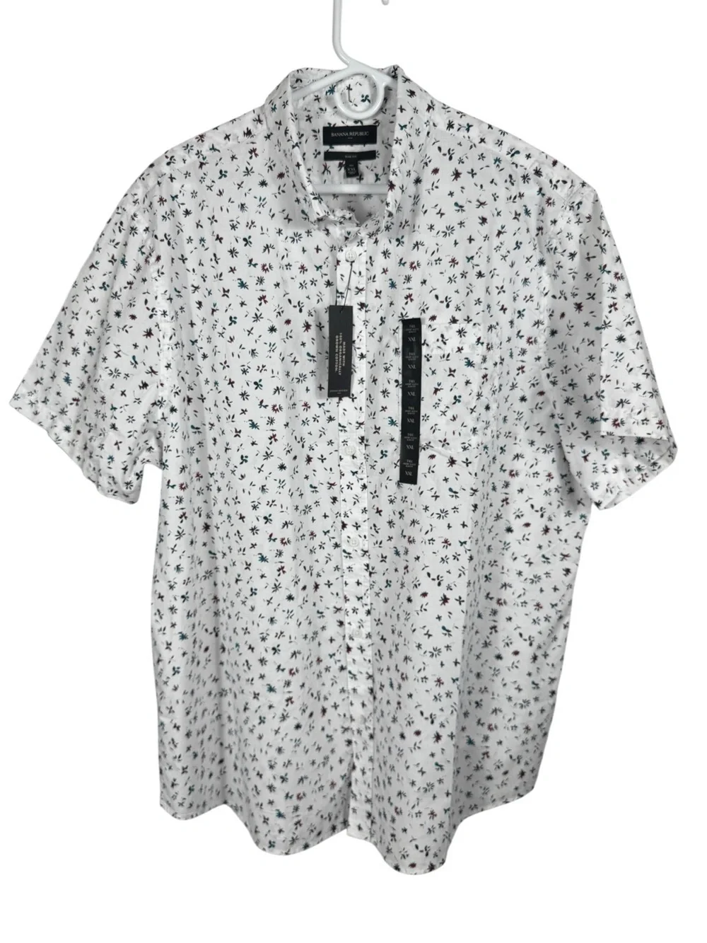 NWT Banana Republic Slim Made with Organically Grown Cotton Shirt, Size XXL TALL